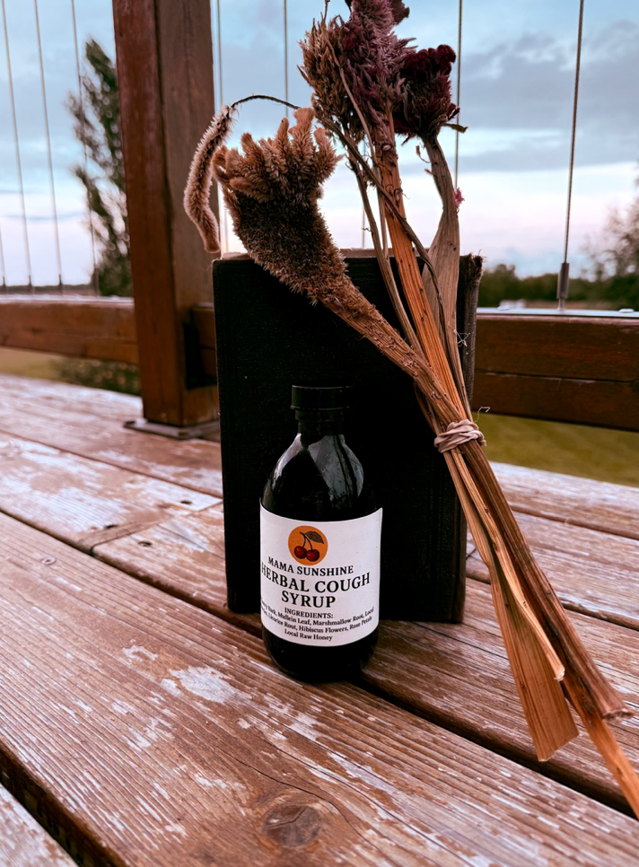 Wild Cherry Herbal Cough Syrup